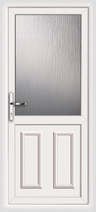 Nottingham Attina white upvc back door